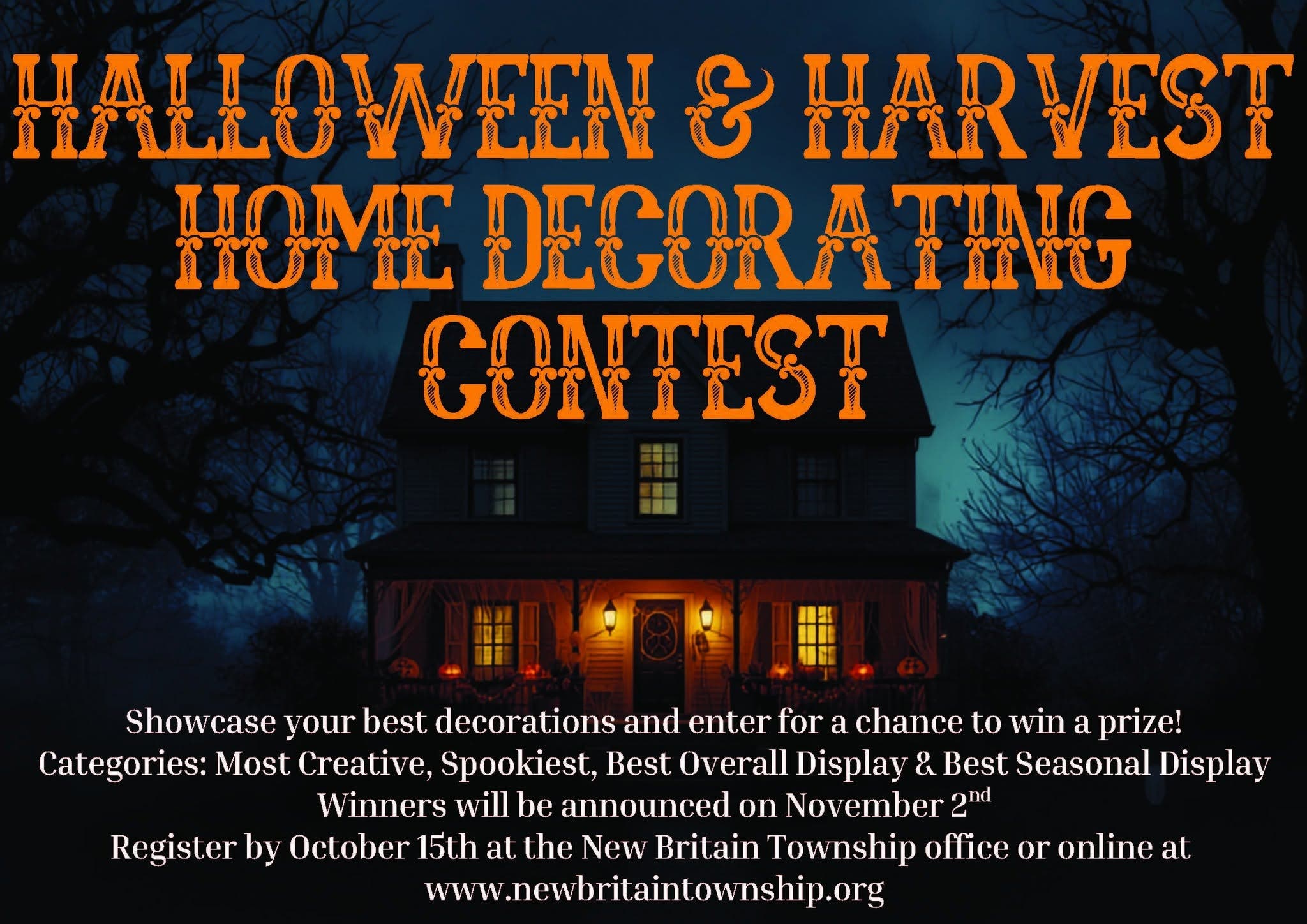 Halloween & Harvest Home Decorating Contest