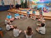Kids enjoy learning and sharing at the United Methodist Church of Libertyville Vacation Bible School.