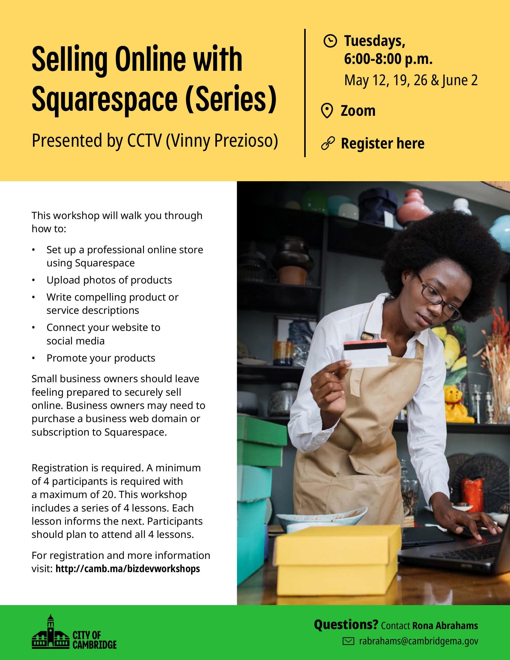 Selling Online with Squarespace (Series)