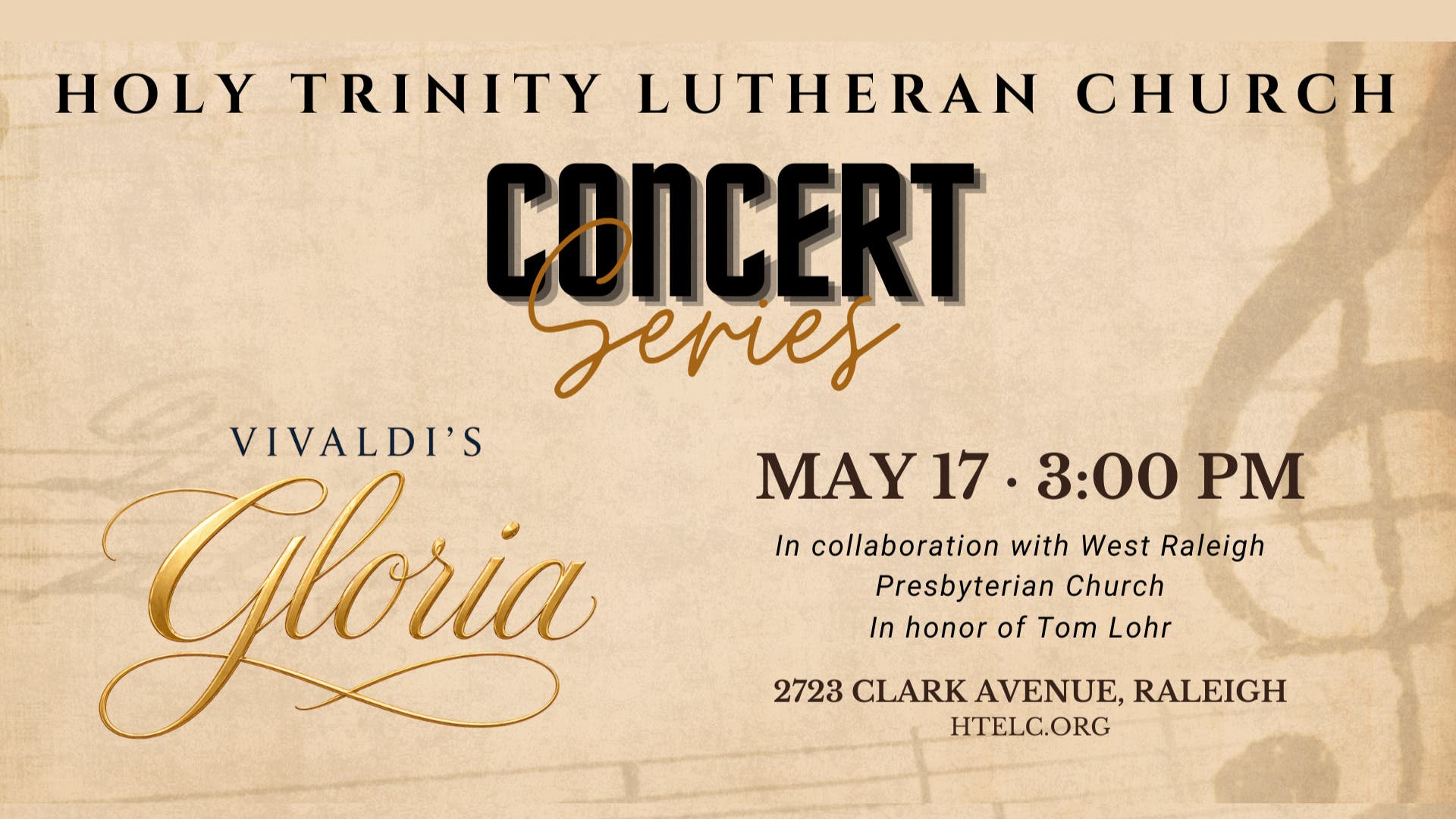 Spring Concert Series - Vivaldi's Gloria