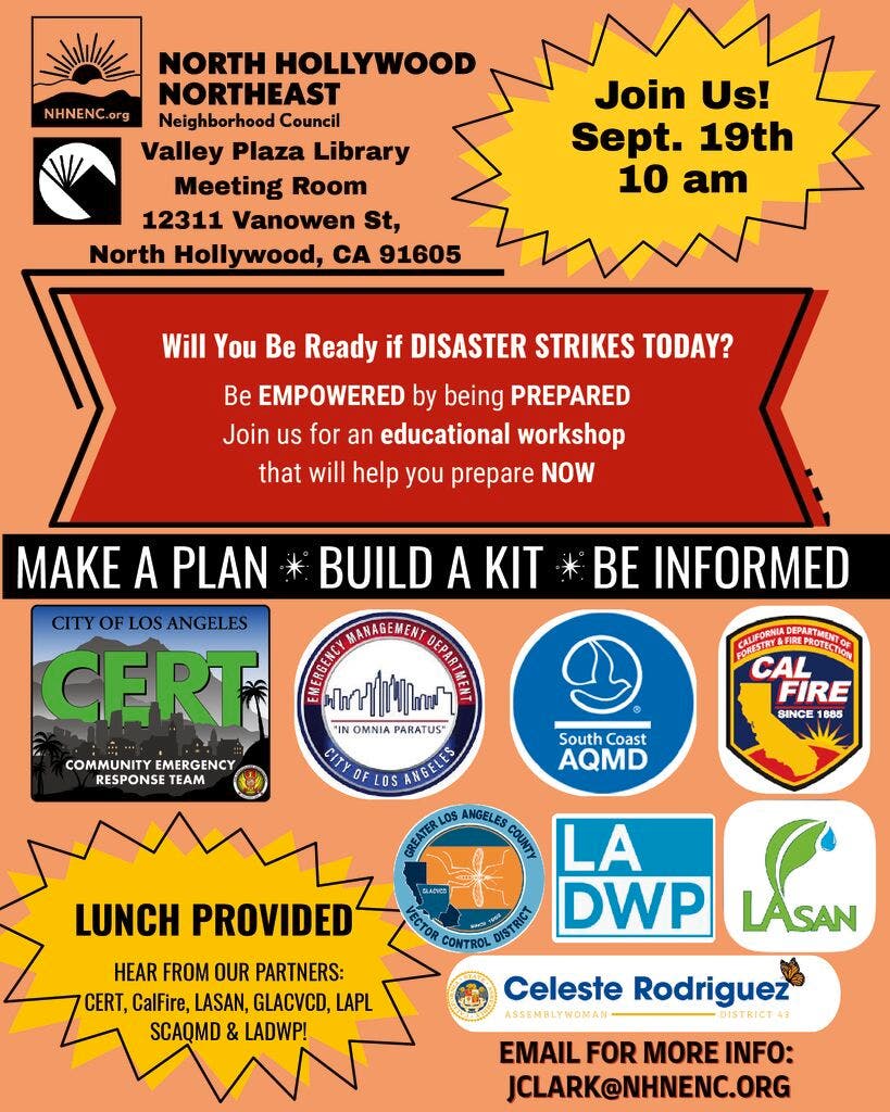 Are you Ready? Emergency Preparedness Workshop & Resource Fair