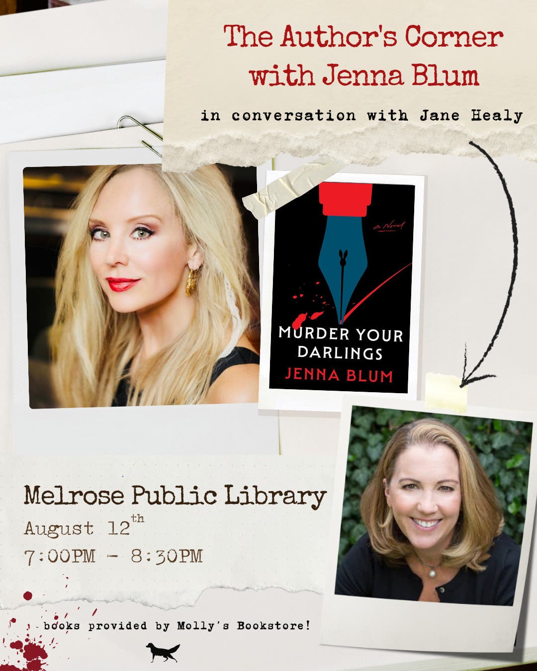 The Author's Corner with Jenna Blum