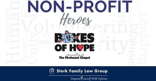 Boxes of Hope, A Program of Firehouse Chapel, Honored as Non-Profit Hero of the Month