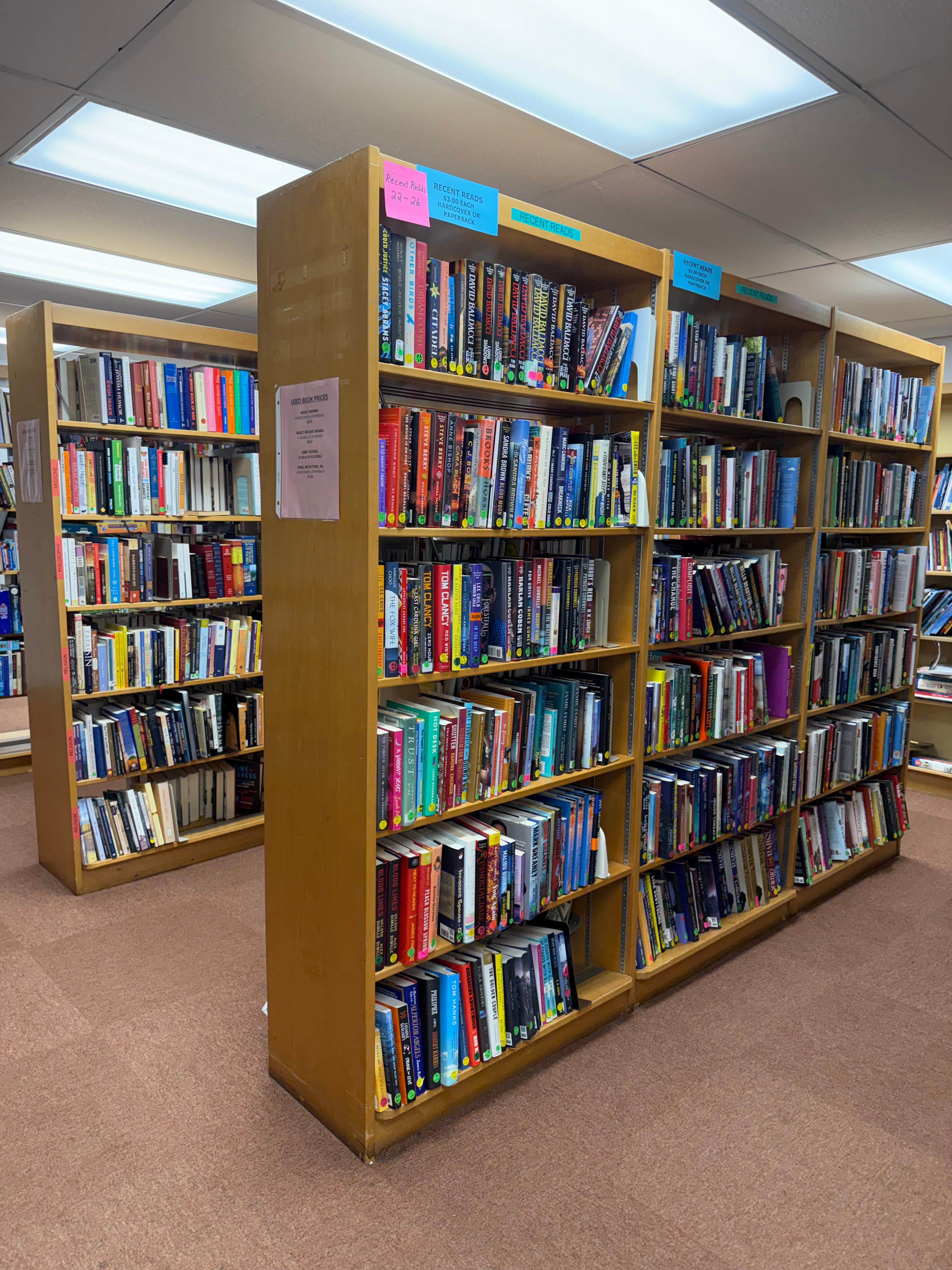 Used Book and Pop Up Jewelry Sale