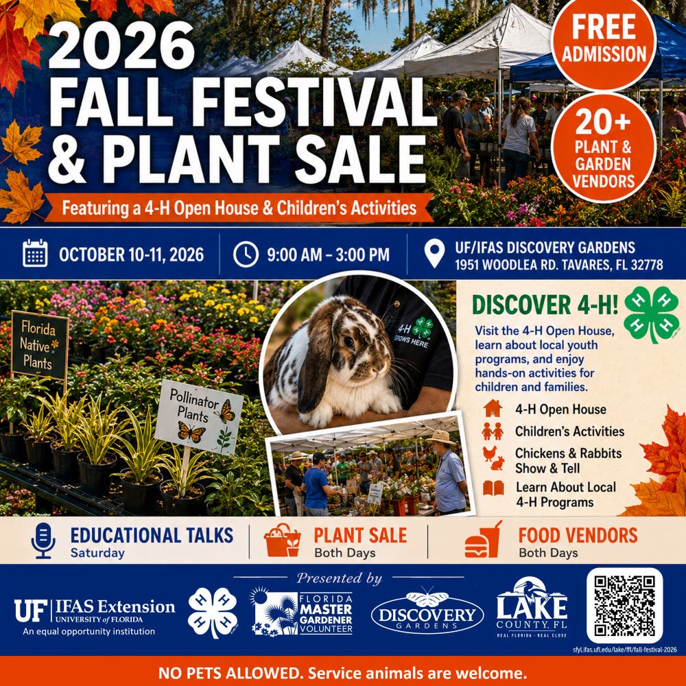 Fall Festival - Plant Sale & 4-H Open House