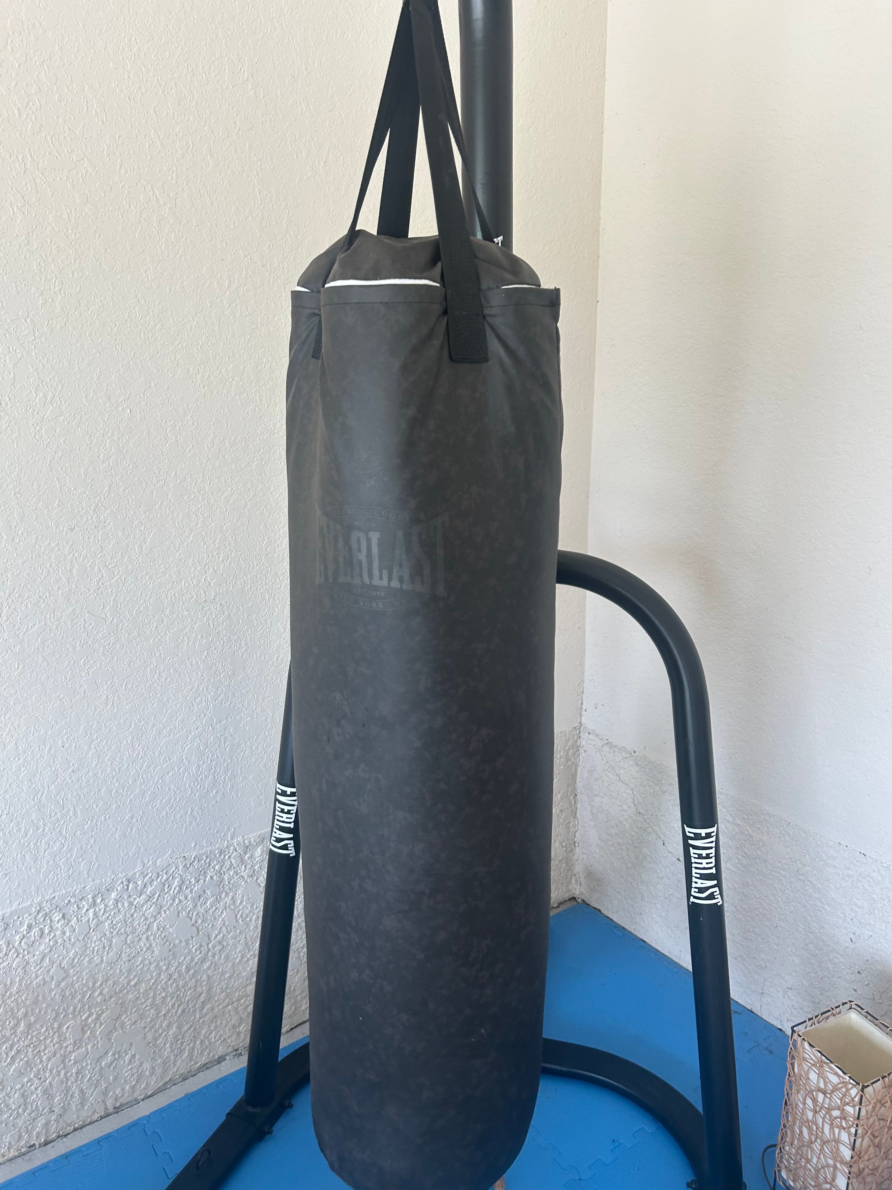 Everlast Punching bag & heavy duty stand