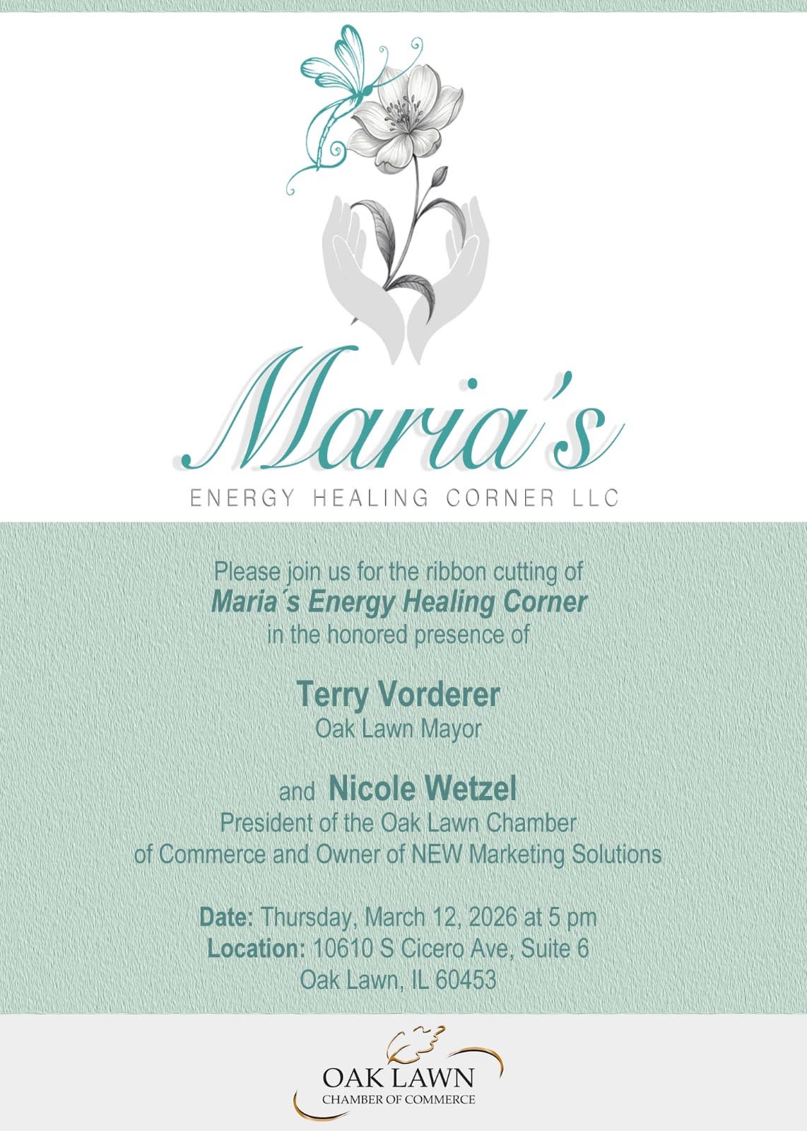 Maria's Energy Healing Corner Ribbon Cutting