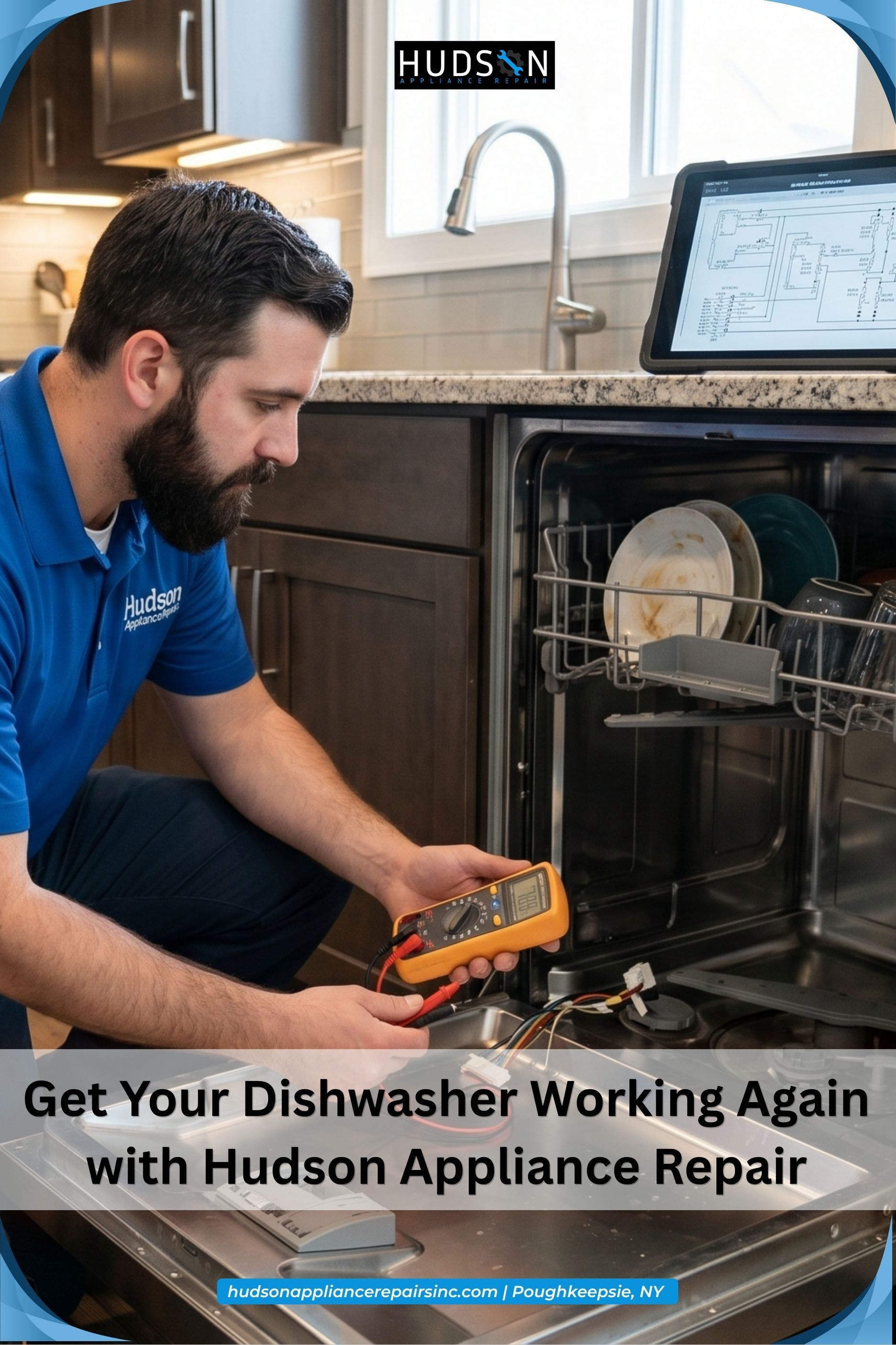 Get Your Dishwasher Working Again with Hudson Appliance Repair