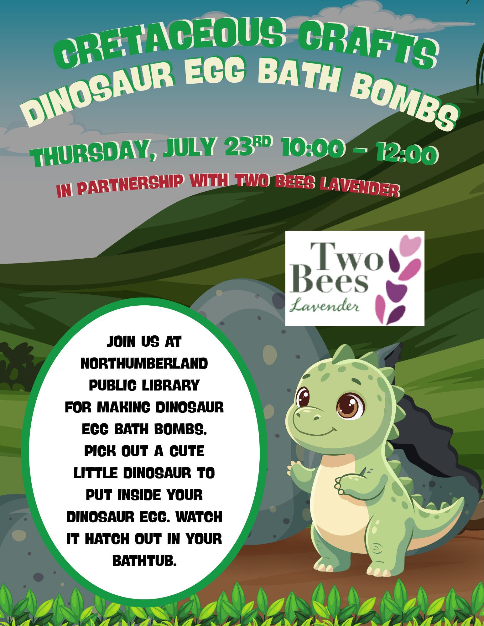 Cretaceous Crafts: Dinosaur Egg Bath Bombs