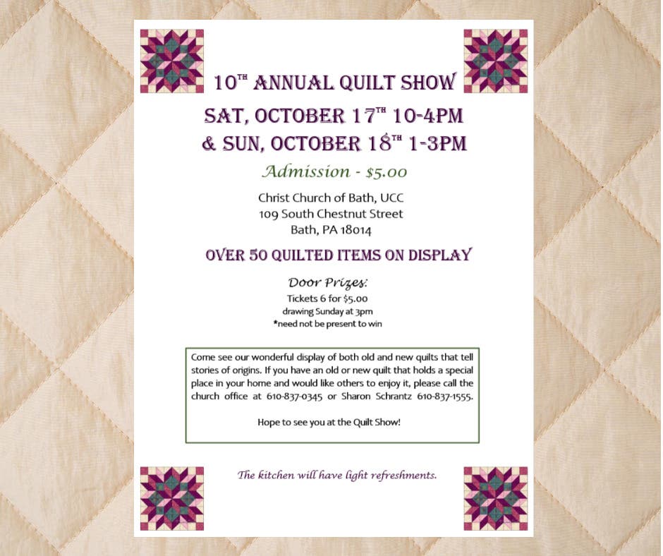 10th Annual Quilt Show!