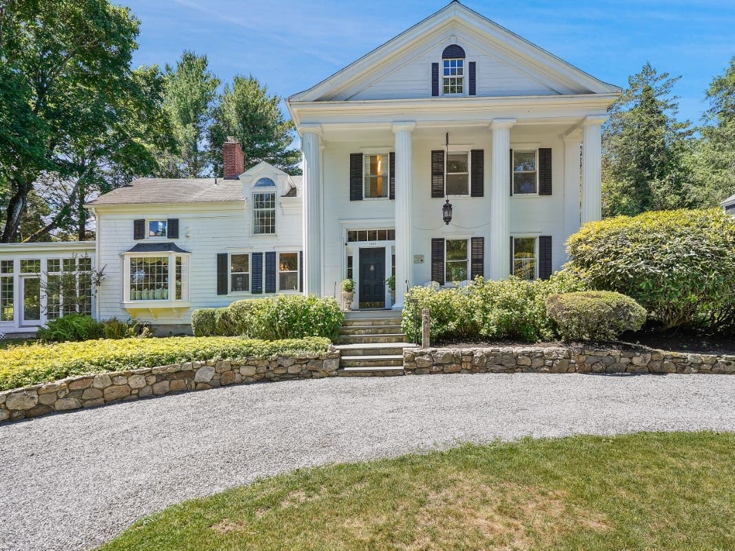 The historic Levi Coley House, built in 1848, is on the market in Wilton for $1.695 million.