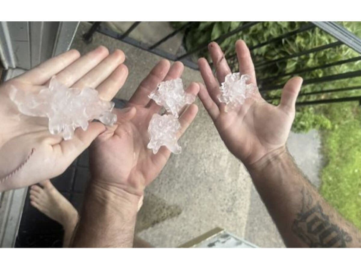 A hailstone measuring 3.5 inches in diameter fell in Terryville on July 4, 2026, setting a new Connecticut state record officially approved by NOAA on Oct. 9.