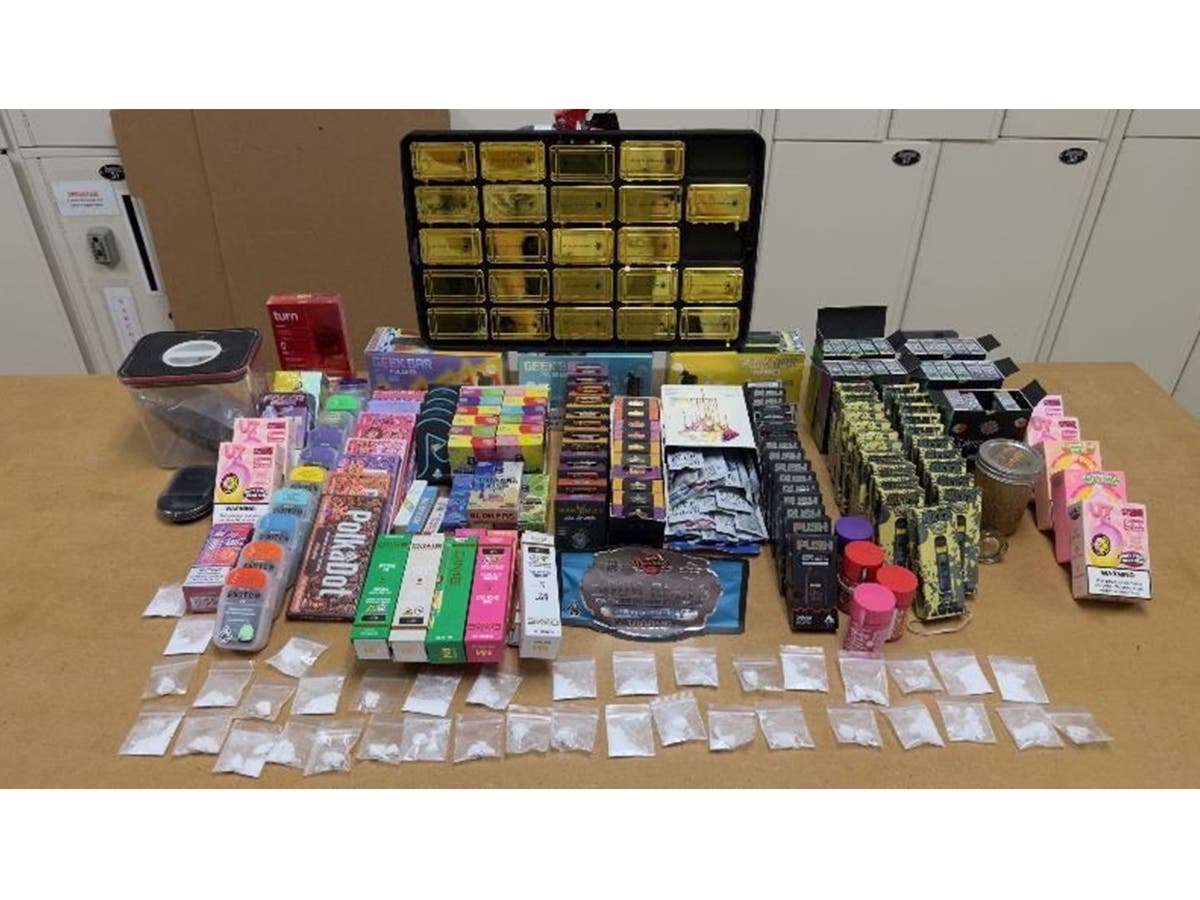 Albert Gamez, 18, was arrested and booked Tuesday at the John J. Benoit Detention Center for furnishing marijuana to a minor, contributing to the delinquency of a minor, and willful harm to a child, according to the Riverside County Sheriff's Department.