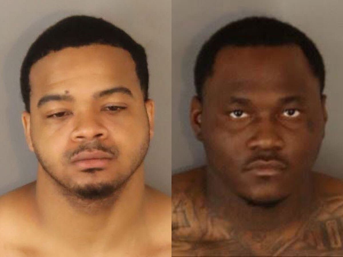 Kelvin Hampton, 25, (left) and Deandre Gilliam, 24 of Houston, Texas.