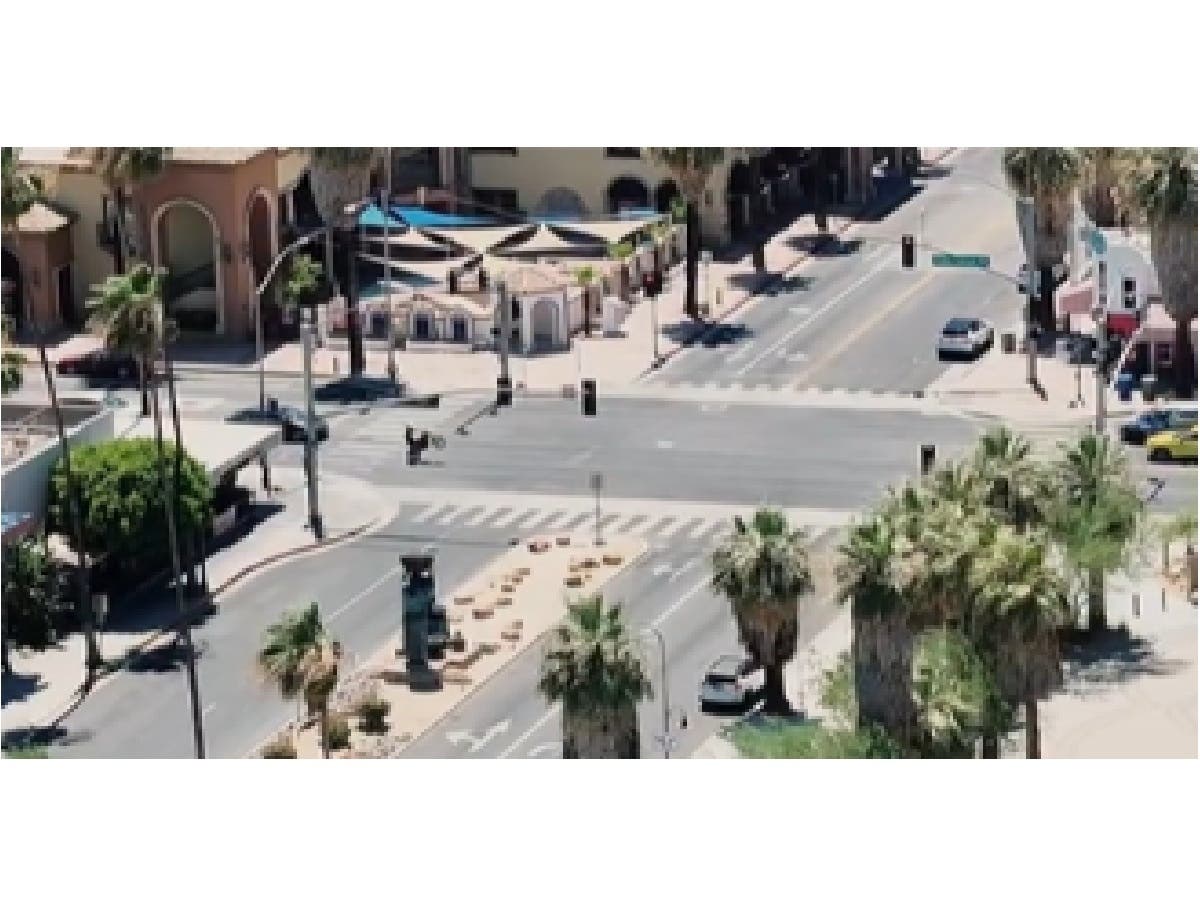 Palm Springs police arrested a teen who was accused of riding an e-bike recklessly