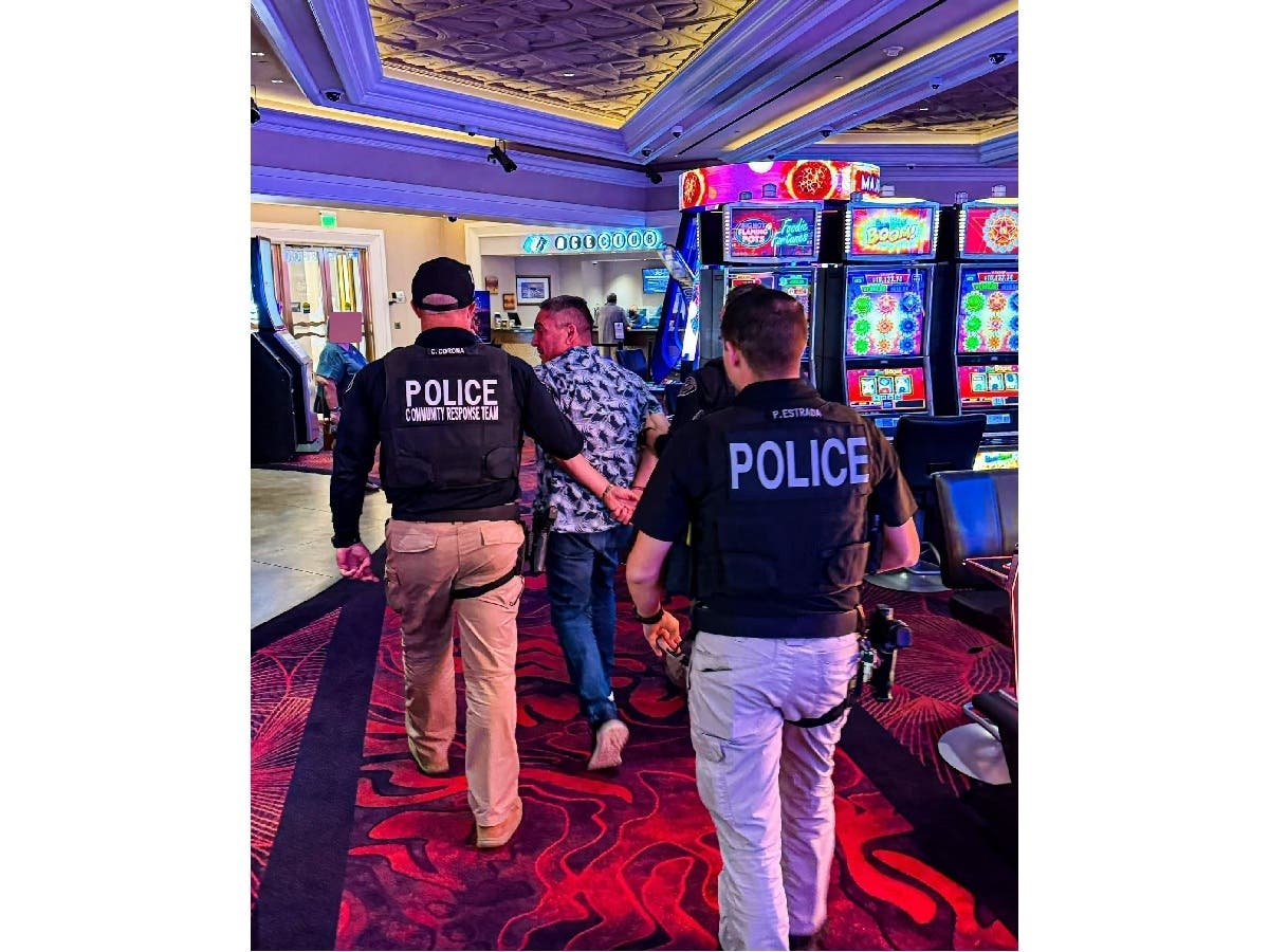 Police took Clark Bonillas Dionisio, 53, of Desert Hot Springs, into custody in Palm Springs on Thursday, July 23, 2026 after he was suspected of a hit-and-run collision that injured a pedestrian, according to the Desert Hot Springs Police Department.