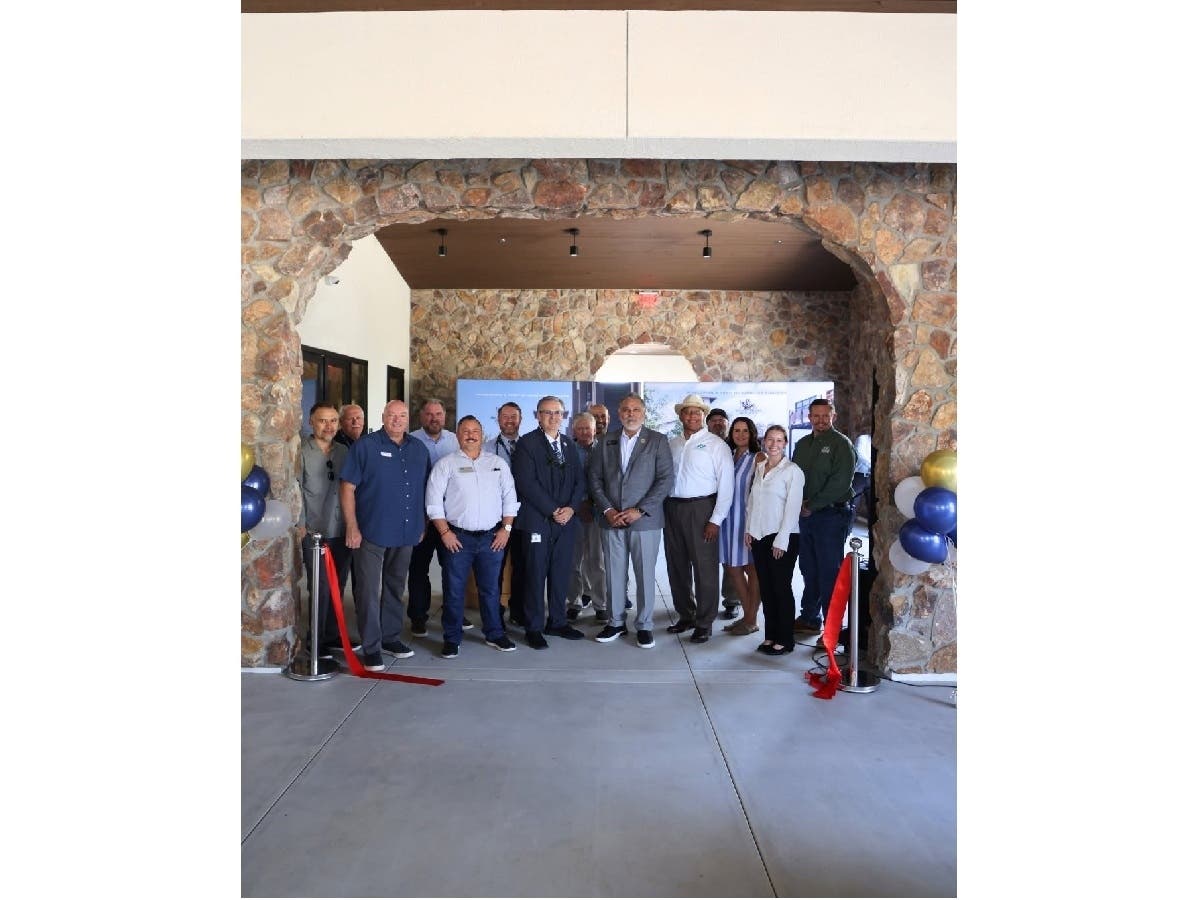 School officials hold a ribbon-cutting ceremony for the Monterey Hall facility at Santa Rosa Academy in Menifee, California on Monday, July 27, 2026.