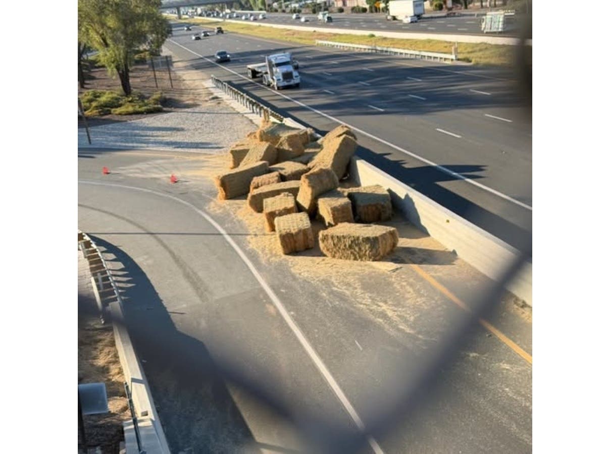 The northbound Winchester Road on-ramp to the northbound 15 Freeway in Temecula, California was closed Friday, Oct. 9, 2026 after a semi turned over, according to the California Highway Patrol.