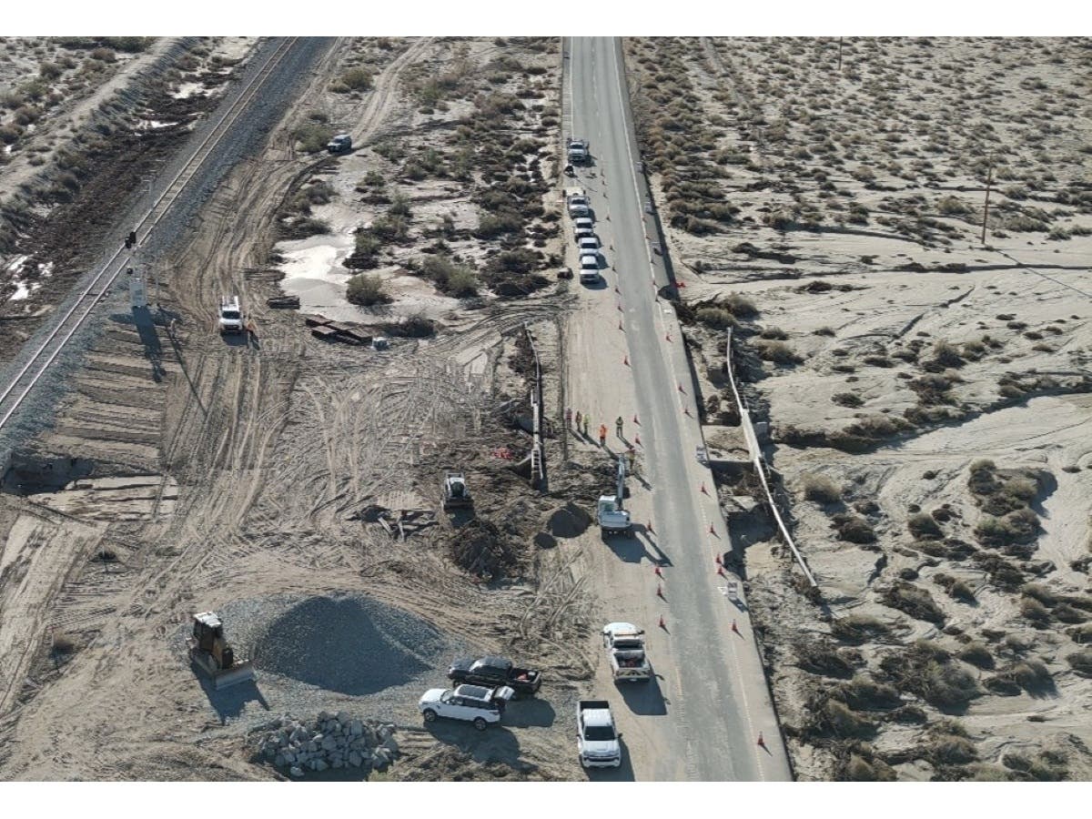 The California Department of Transportation has started an estimated $4.2 million emergency repair project along Highway 111 near the Salton Sea in Riverside County, California, officials announced on Friday, Oct. 16, 2026.
