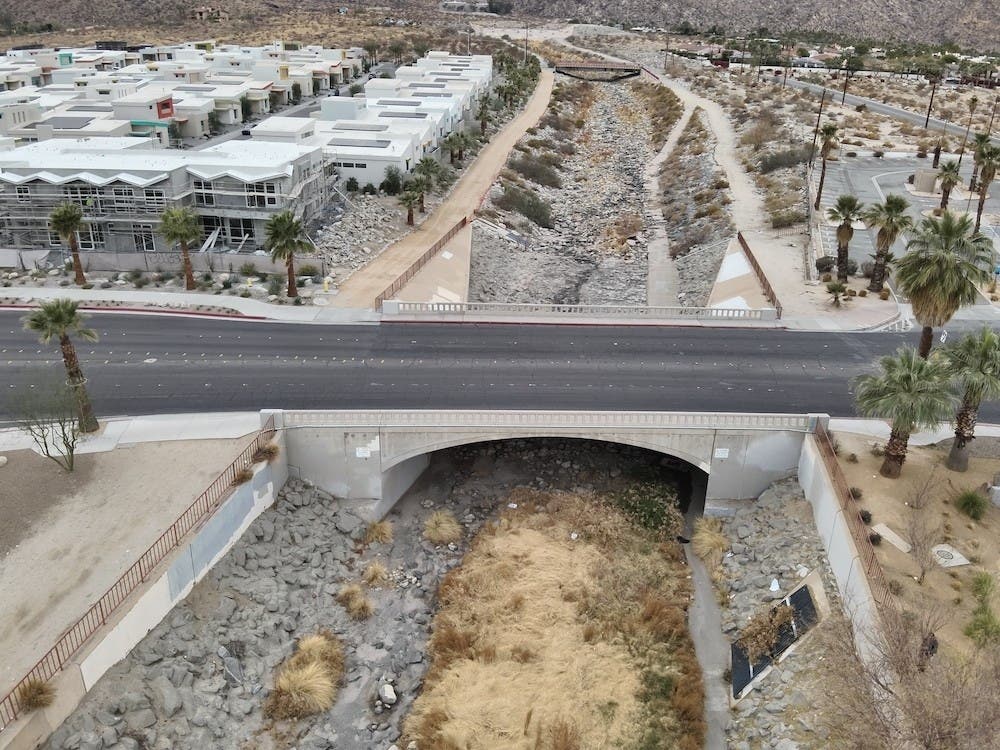 The South Palm Canyon Bridge project in Palm Spring, California.