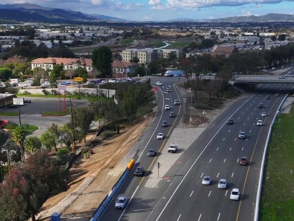 The southbound onramp to the Interstate 15 from Rancho California Road in Temecula, California was closed for one week in January 2026 during work related to the I-15 Auxiliary Lanes Project.