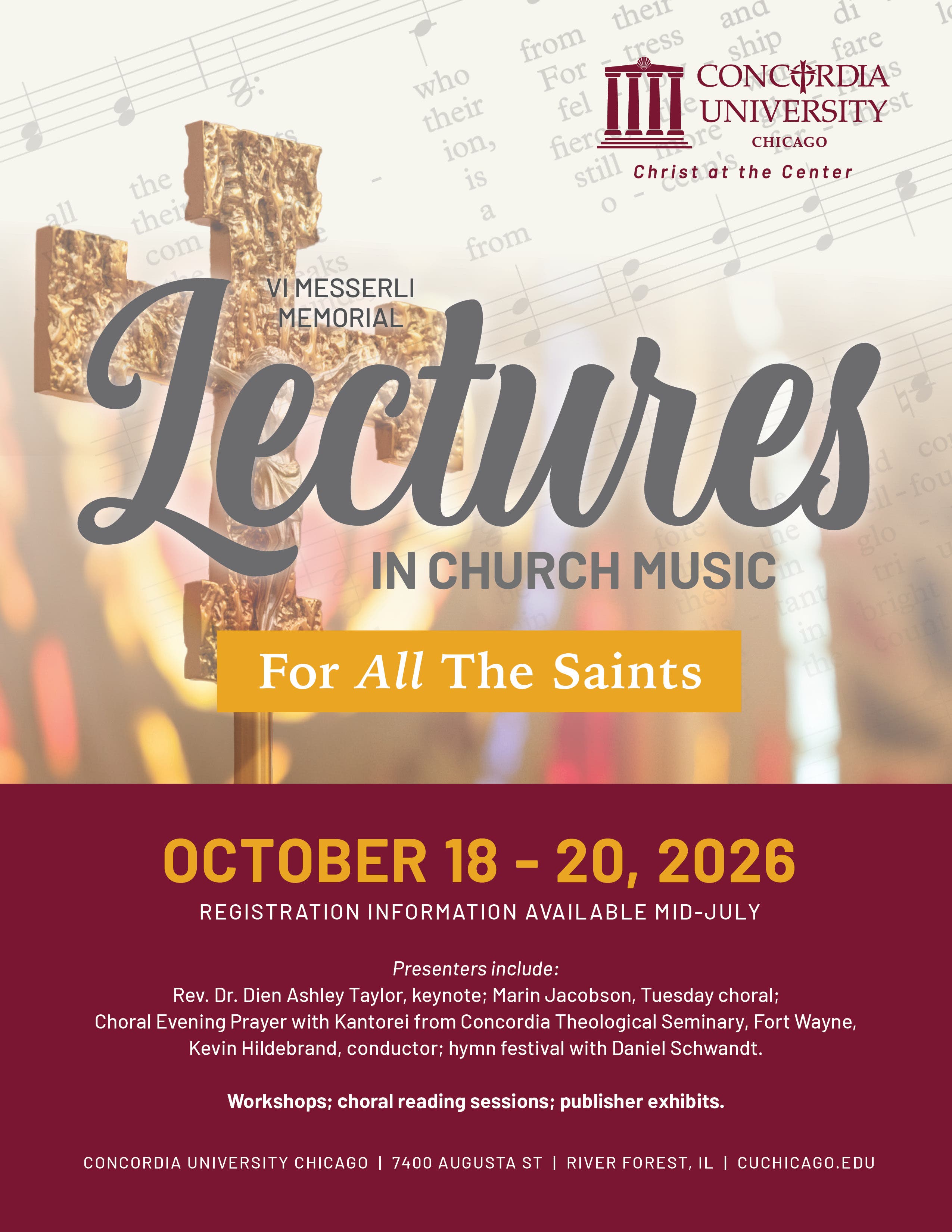 Vi Messerli Lectures in Church Music 2026