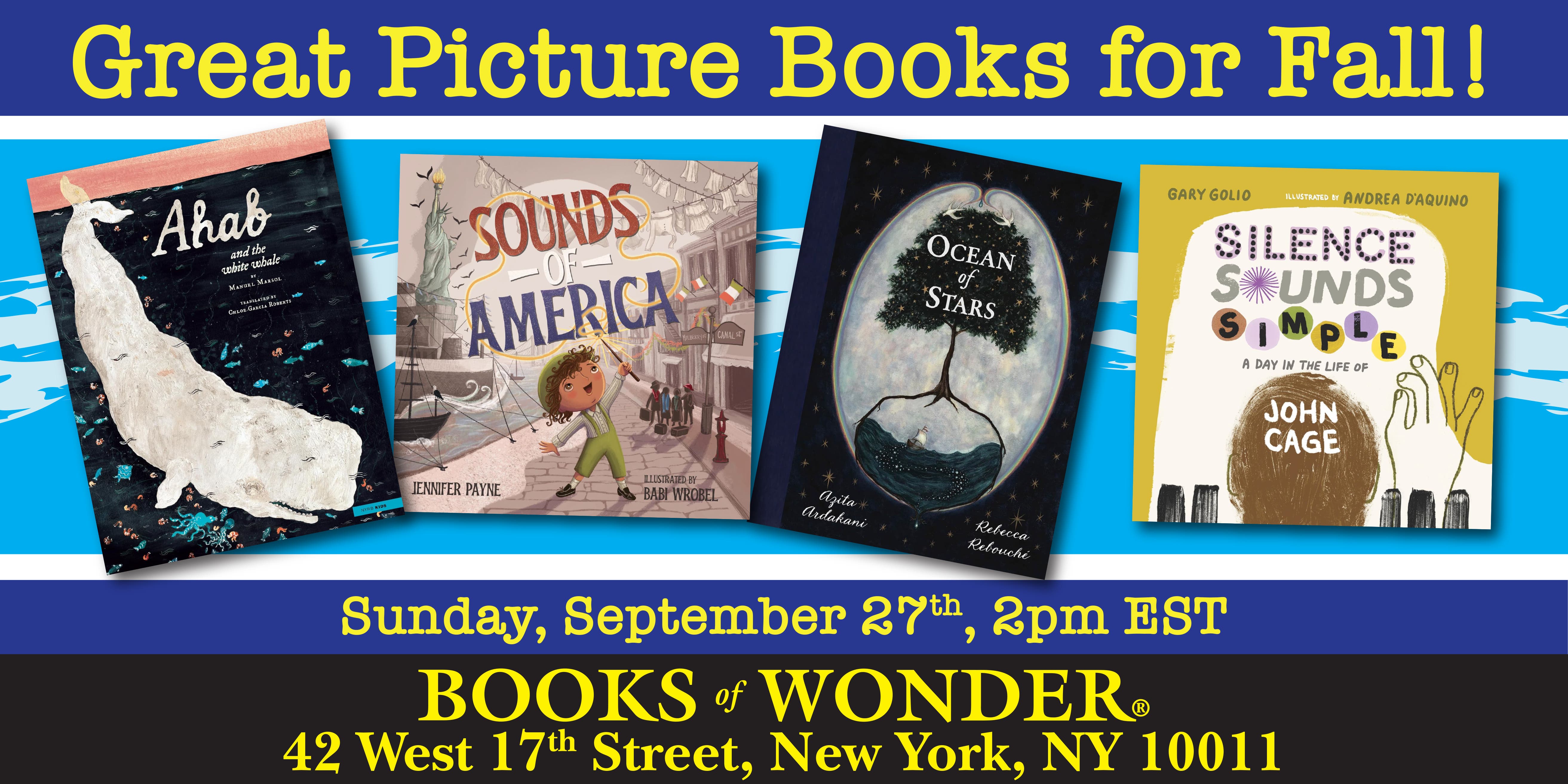 Books of Wonder - Great Picture Books for Fall featuring Ocean of Stars