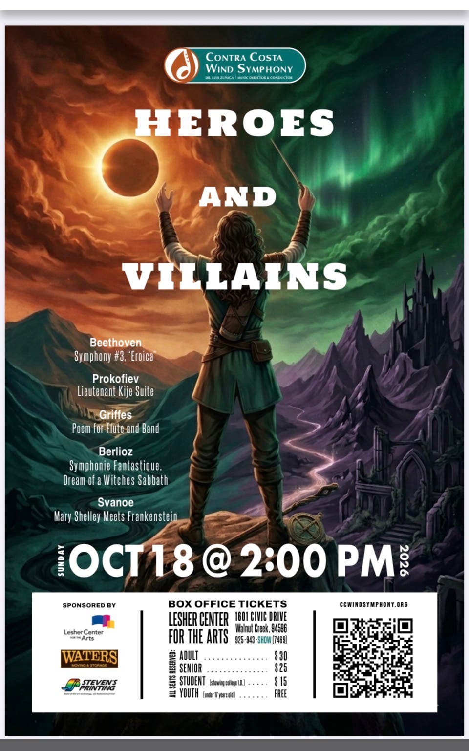 Contra Costa Wind Symphony: Heroes and Villains