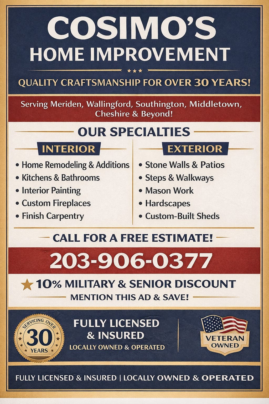 Cosimo’s Home Improvement Mason Lawncare Division 