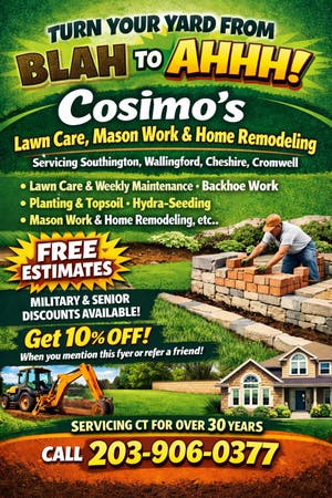 Cosimo’s Home Improvement Mason Lawncare Division 