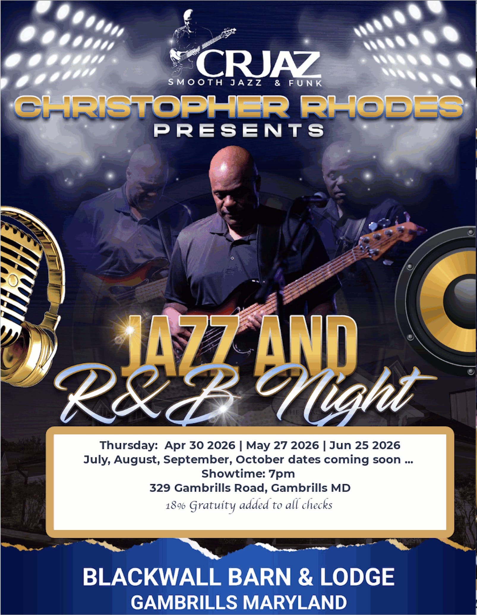 Christopher Rhodes Presents Jazz and R&B Night
