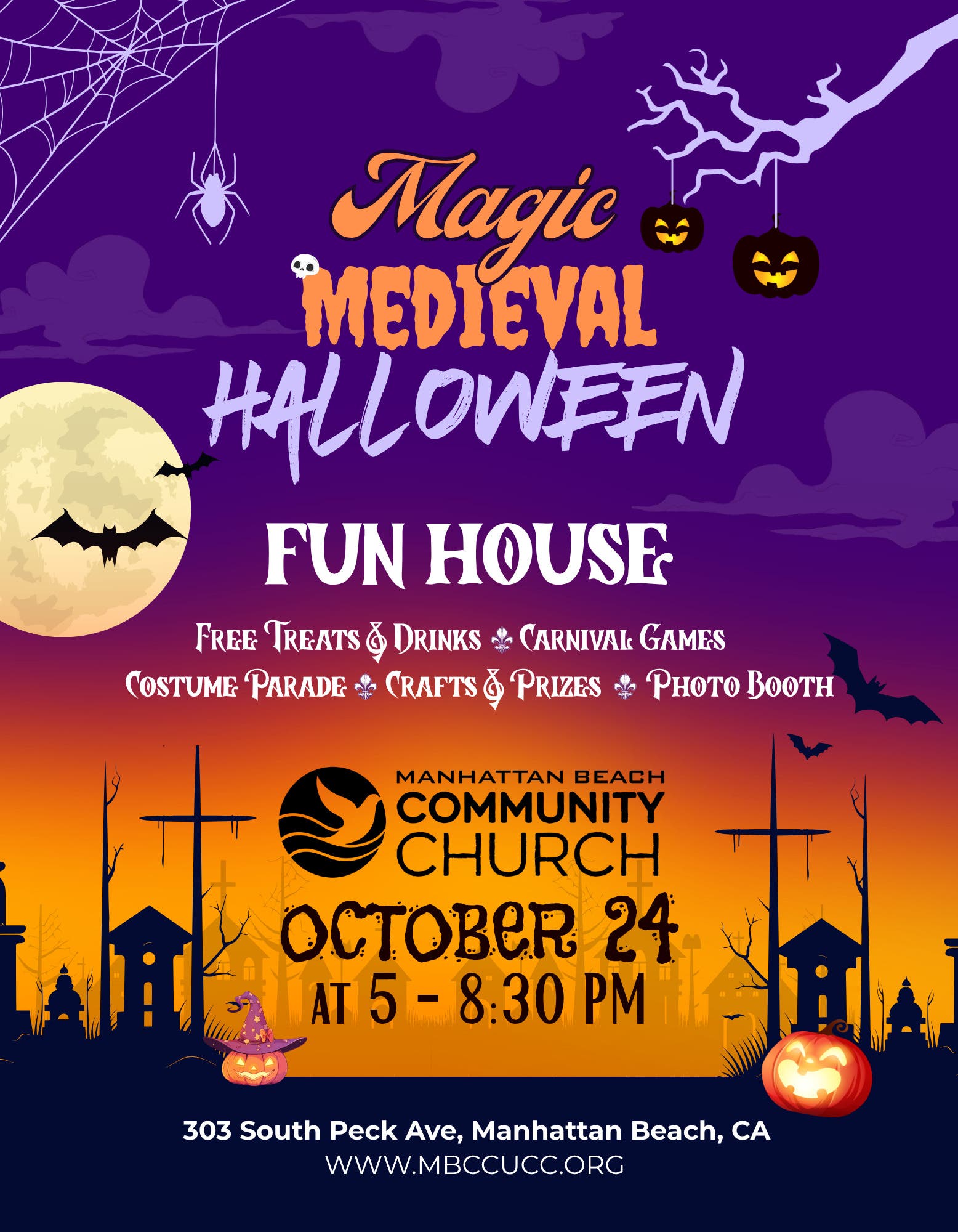 Magic Medieval Halloween Fun House