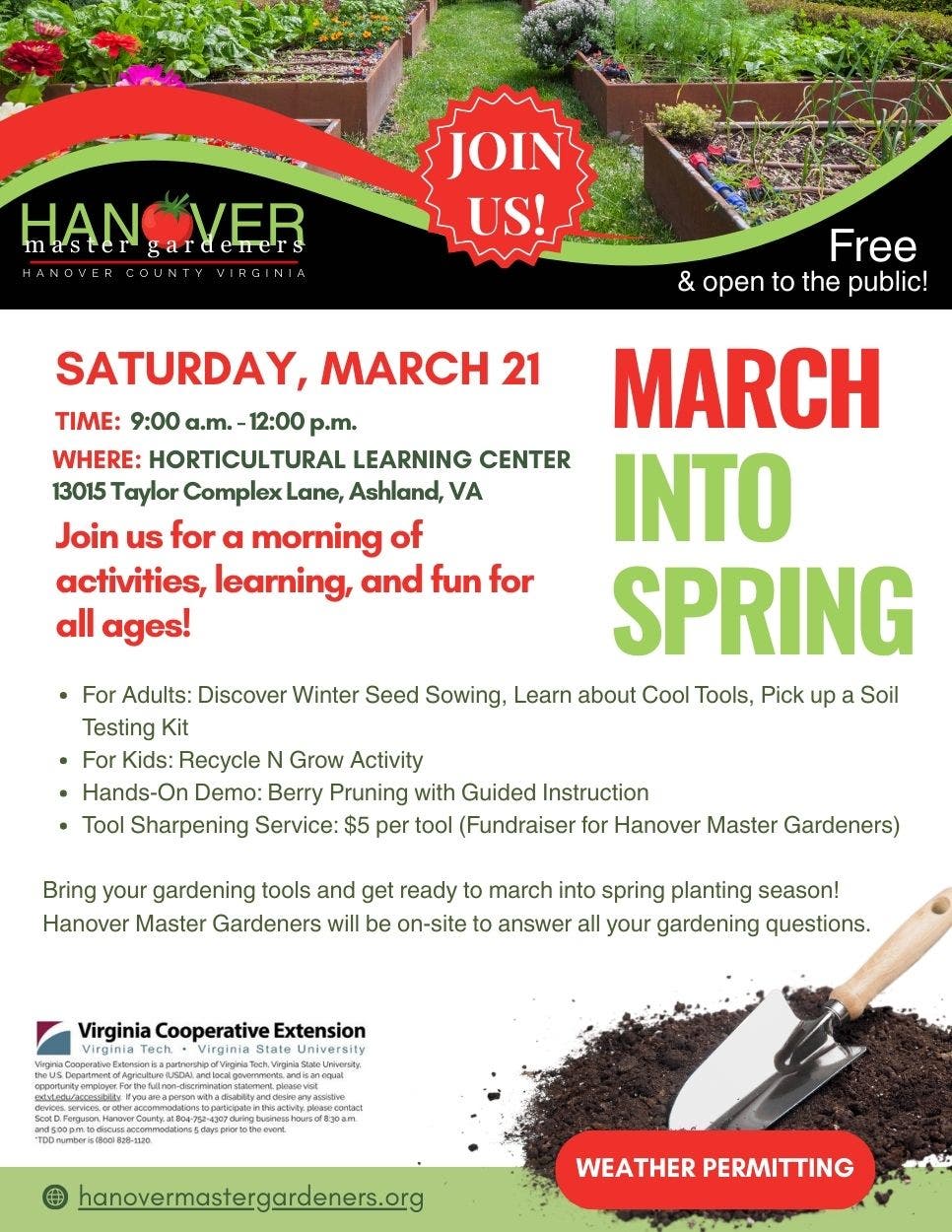 Mar 21 | March Into Spring | Ashland, VA Patch