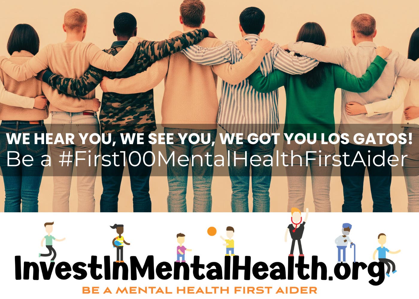 FREE Mental Health First Aid Certification For Los Gatos 55+ Group Members!