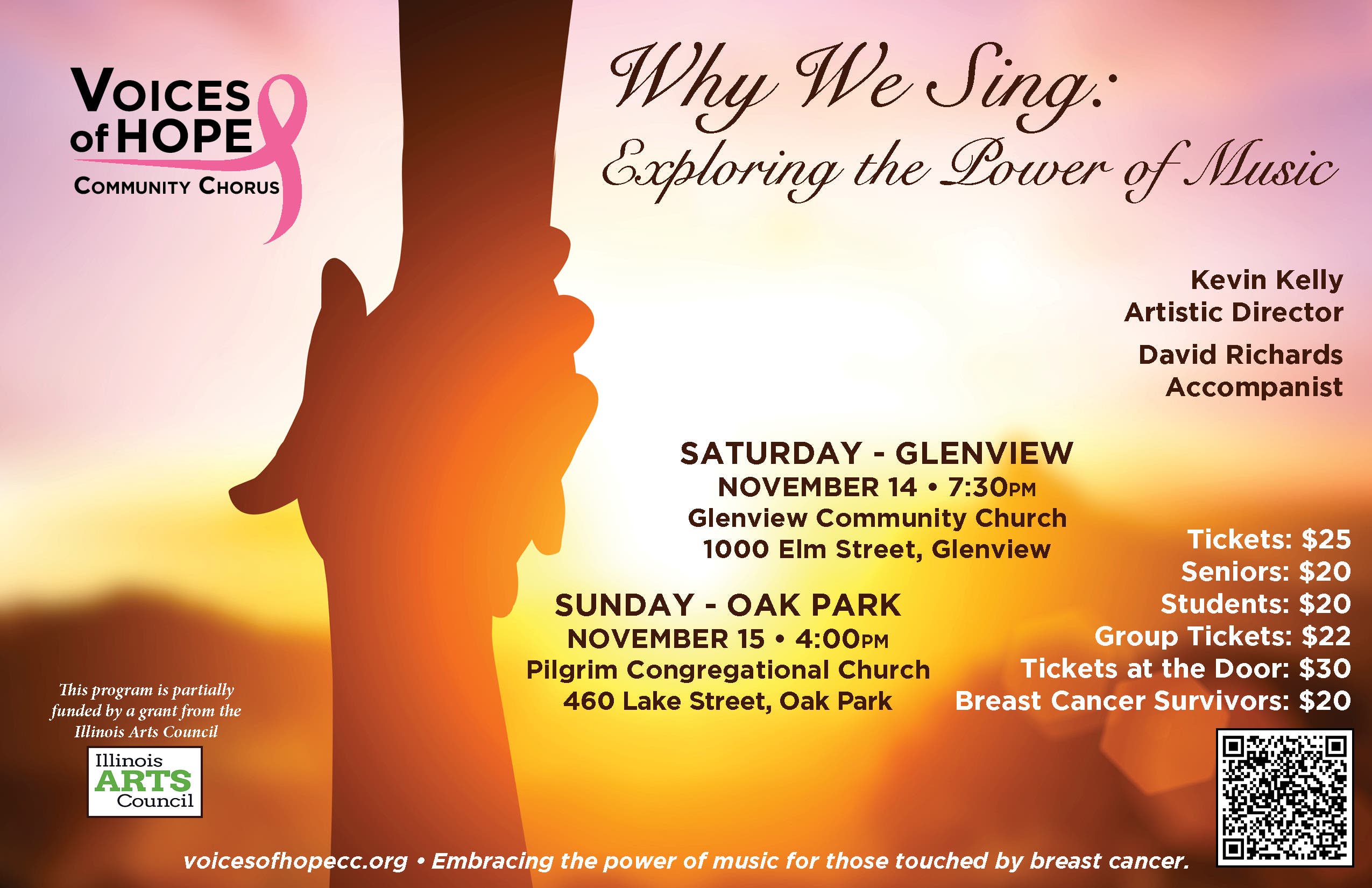 Voices of Hope Community Chorus Presents Concert Why We Sing: Exploring the Power of Music