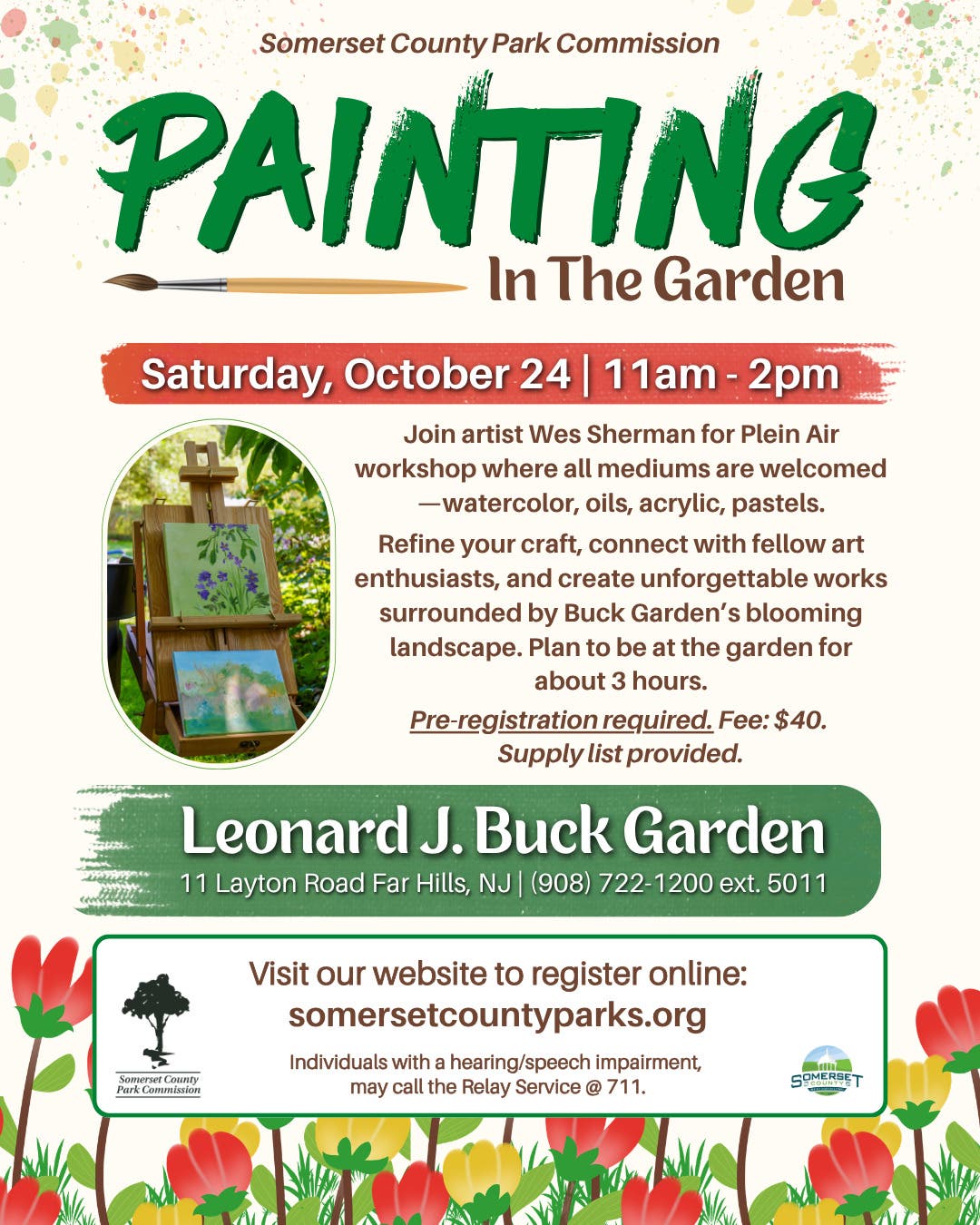 Painting In The Garden