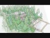 Artistic renderings of ADA accessible beach and community gathering areas  