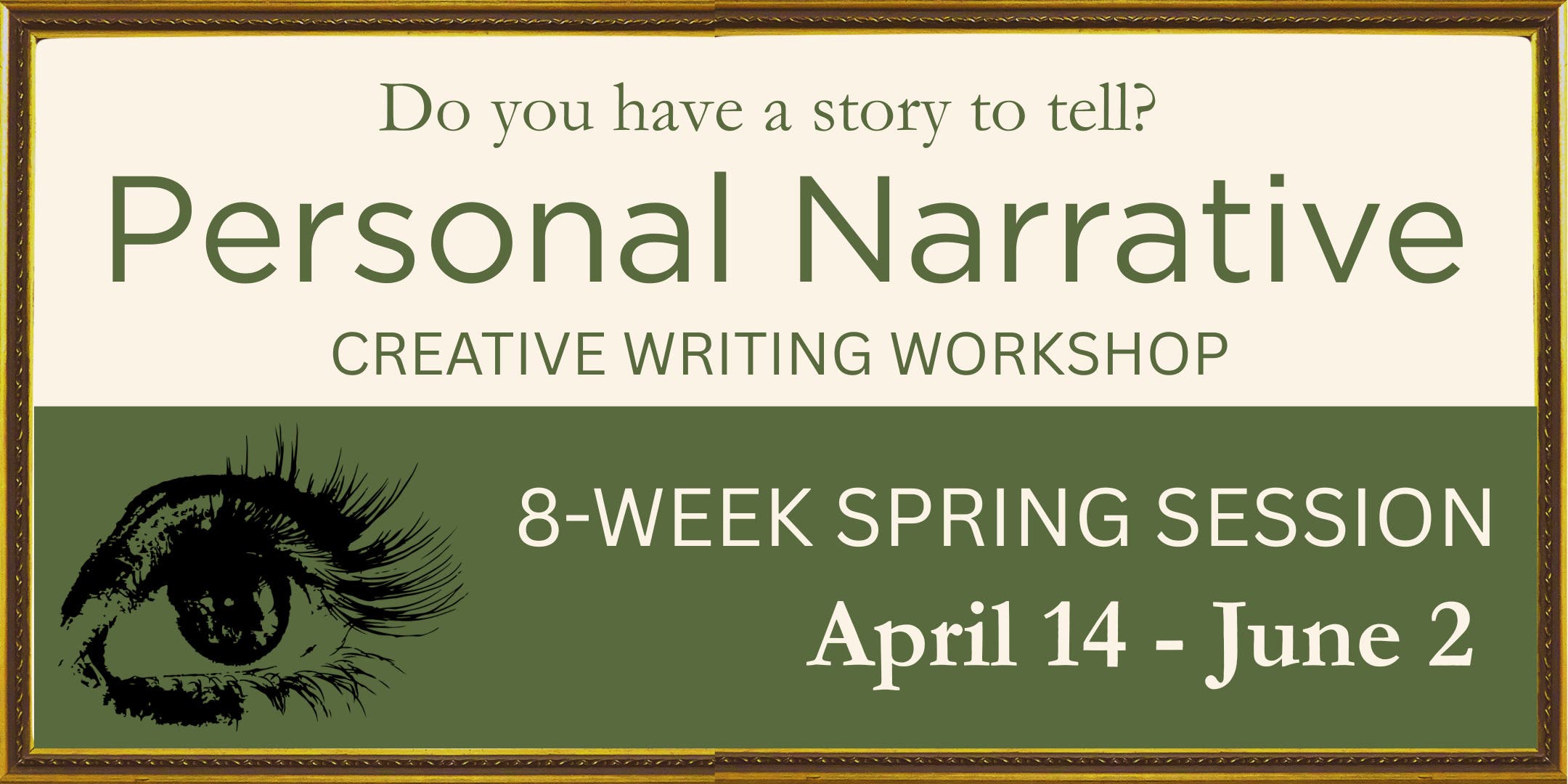 Personal Narrative Creative Writing Workshop