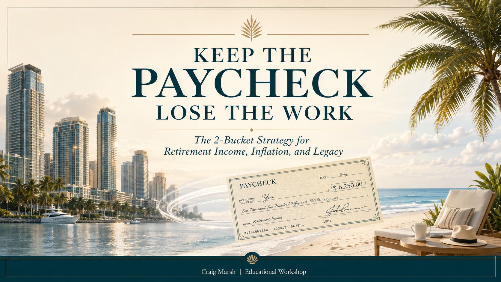 Keep the Paycheck-Lose the Work