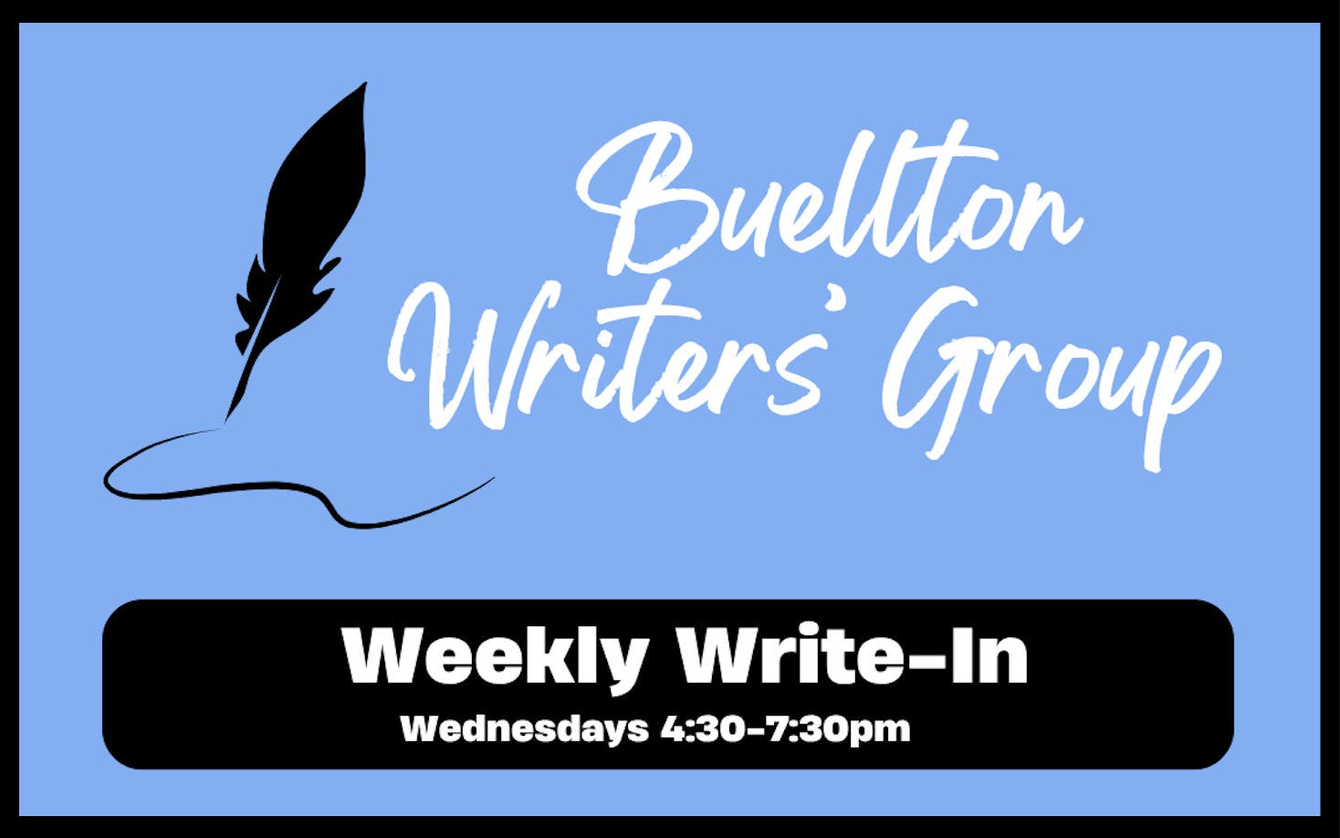 Buellton Writer's Group - Weekly Write In