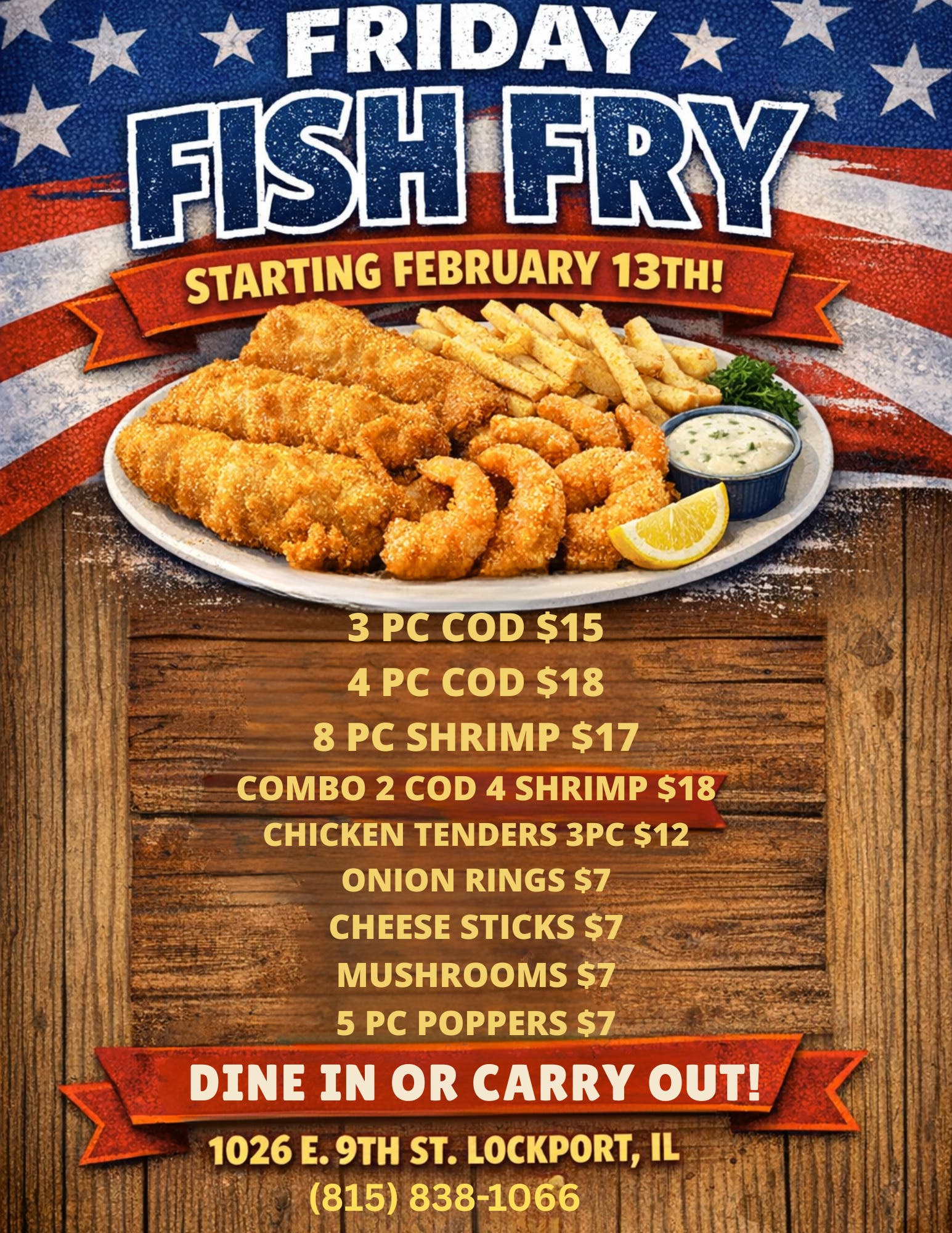  Lockport VFW Post 5788 Friday Fish Fry