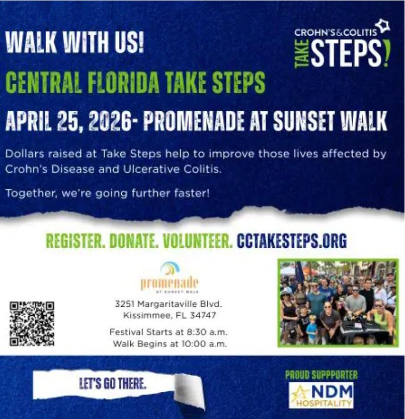 Crohn’s & Colitis Take Steps Awareness Walk