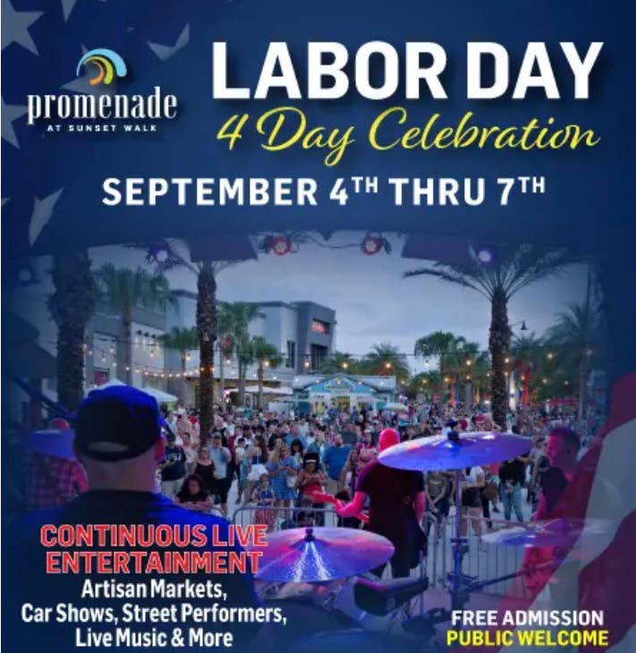 Labor Day 4-Day Celebration at Promenade at Sunset Walk