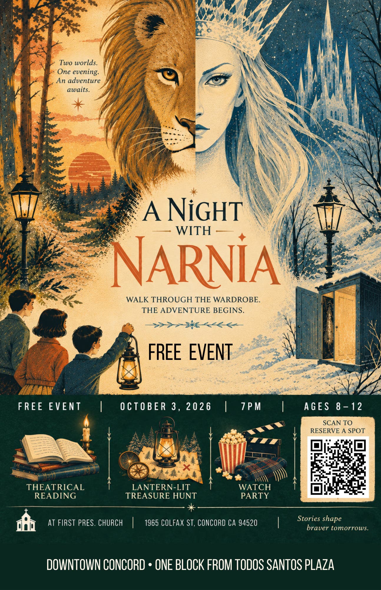 A Night with Narnia • Free Event • For Kids Ages 8–12
