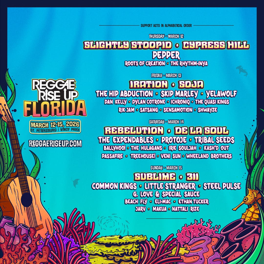 Reggae Rise Up Florida 2026 - Use Promo Code "ENCORE"