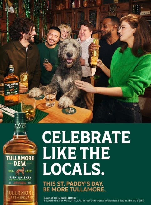 Tullamore D.E.W. Irish Whiskey Celebrates St. Patrick's Day in Chicago