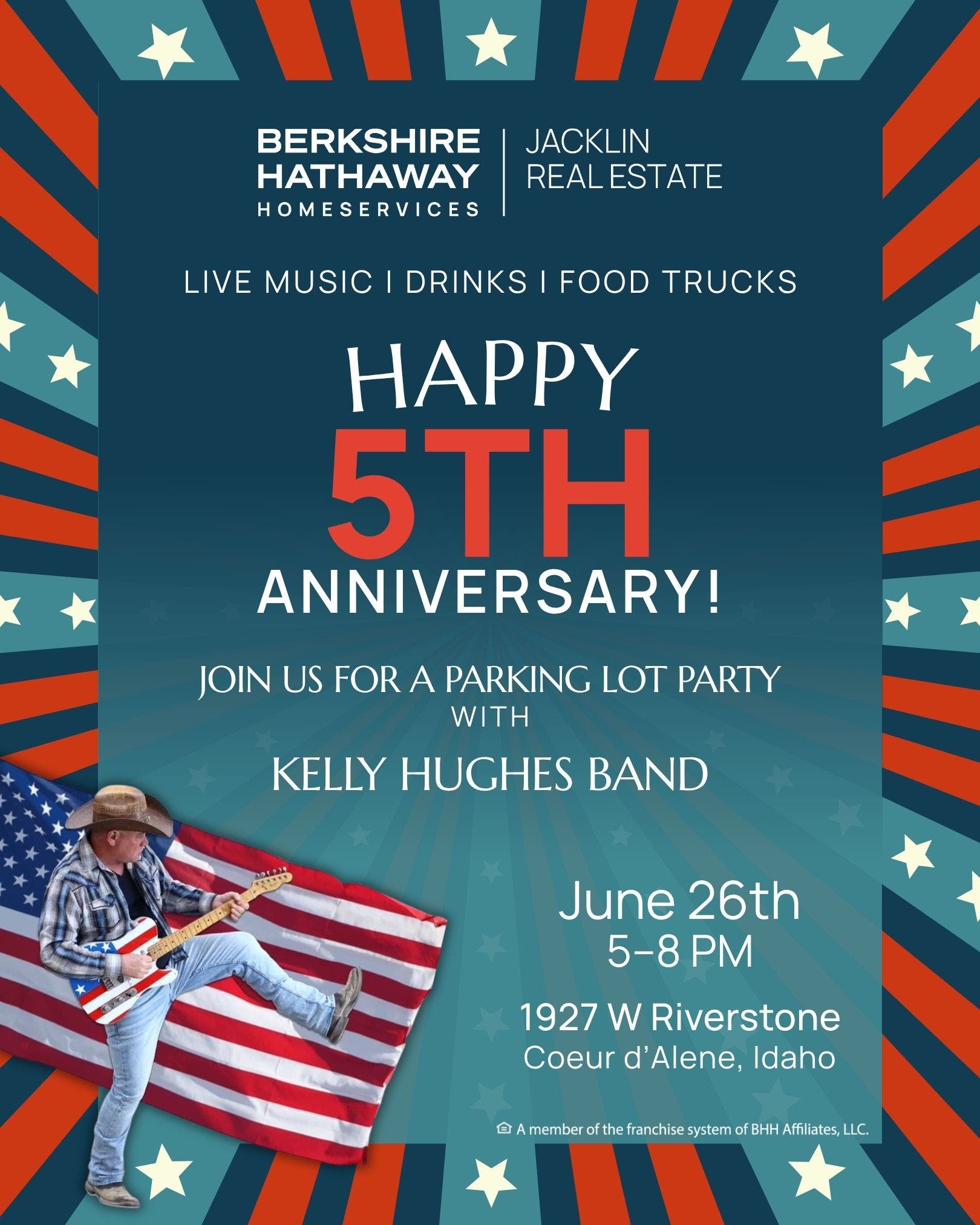 Anniversary Party w/ Kelly Hughes Band