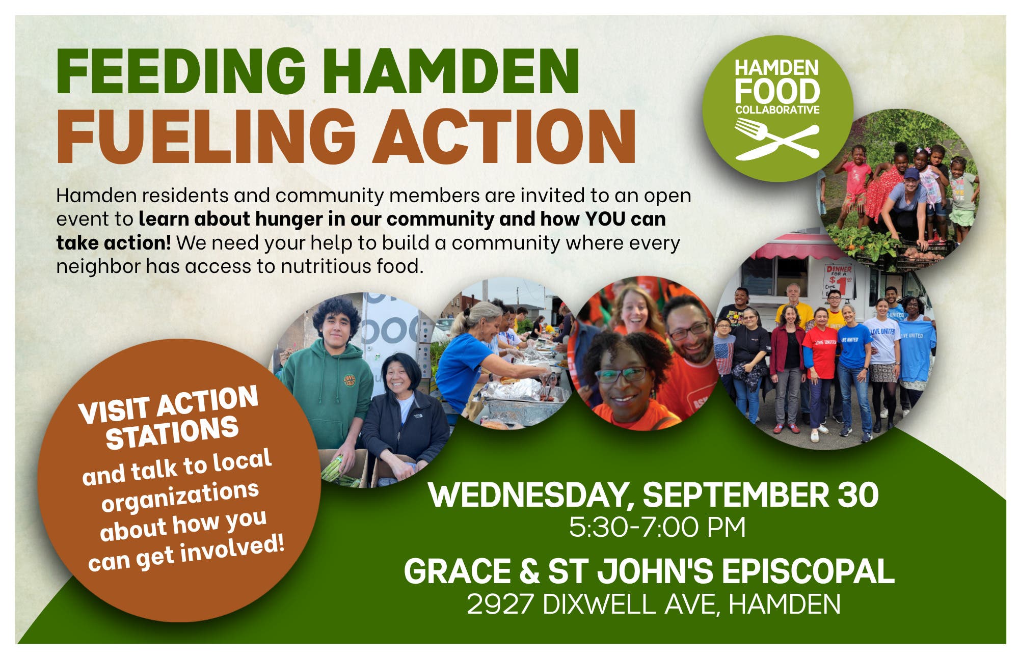 Feeding Hamden, Fueling Action