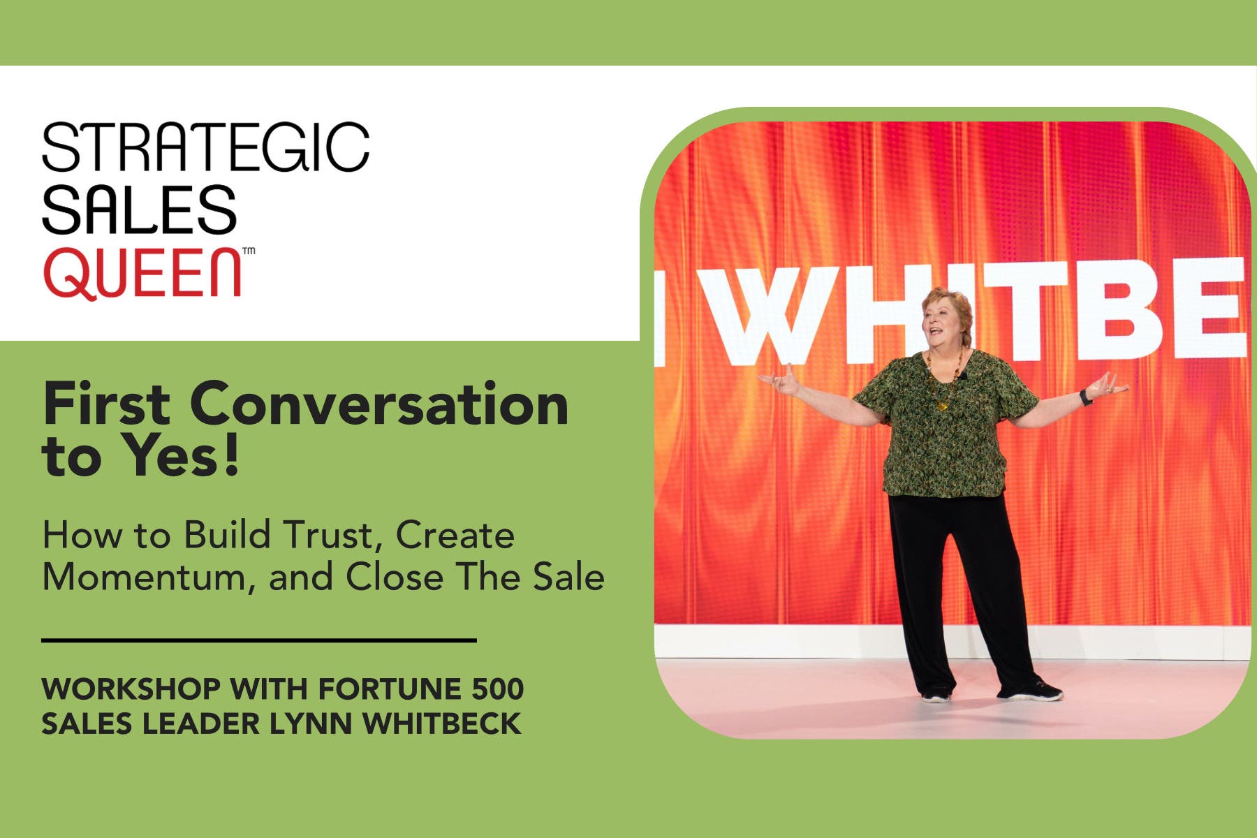 First Conversation To Yes: How to Build Trust, Create Momentum, and Close The Sale