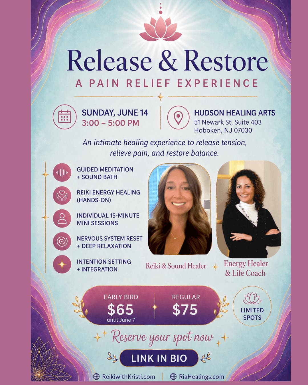 Release & Restore: A Pain Relief Experience in Hoboken